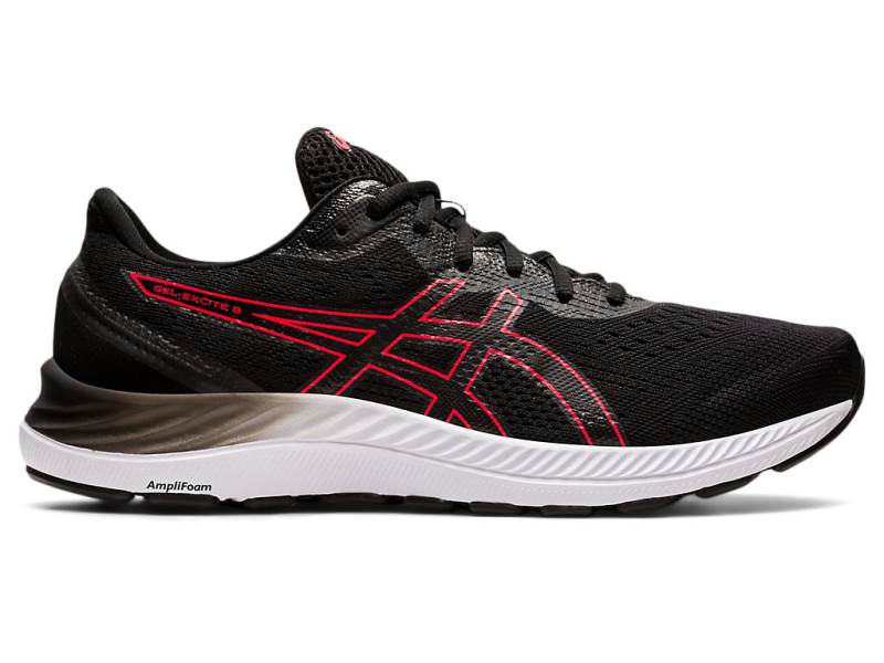 Pánské Běžecké Boty Asics GEL-EXCITE 8 Extra Wide Černé 85692XSVQ